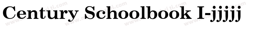 Century Schoolbook I字体转换